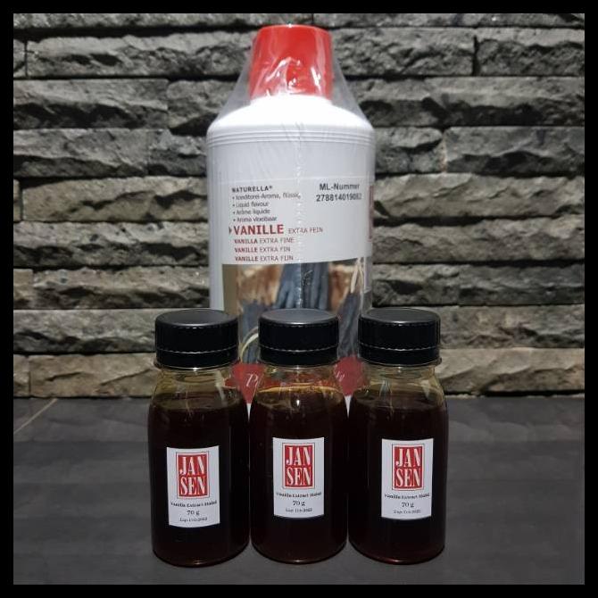 

[READY STOCK] JANSEN VANILLA EXTRACT HALAL / VANILA EKSTRAK / PASTA VANILA EXTRACT
