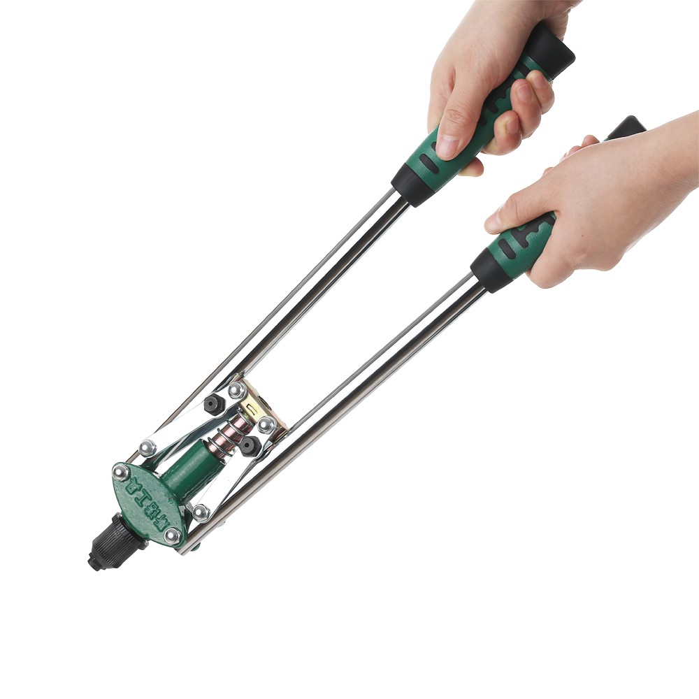 IMPORT Heavy-Duty Double Manual Pull Rivet Pliers Core-pulling Rivet Gun Riveting Gun Pull Cap Gun