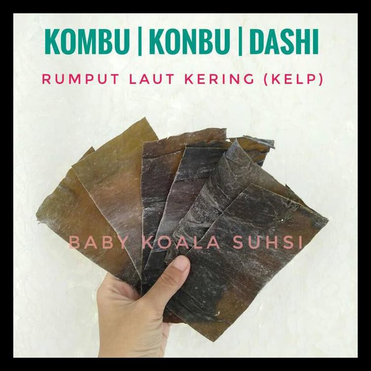 

Kombu | Konbu | Dashima | Kelp | Rumput Laut Kaldu | Dry Seaweed Dashi Bermutu