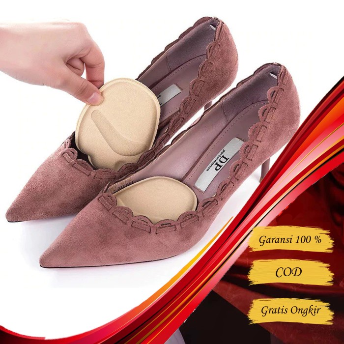 Insole Sepatu Kaki Depan – AC 24 – Ganjalan Busa High Heels Alas Kaki Pengganjal Spons Ganjelan Bantalan Ganjel insol Sepatu Wanita Kebesaran Pelindung Tumit Anti Lecet kaki sepatu anti bau empuk murah silicon gel sol outsol dalam alas sepatu