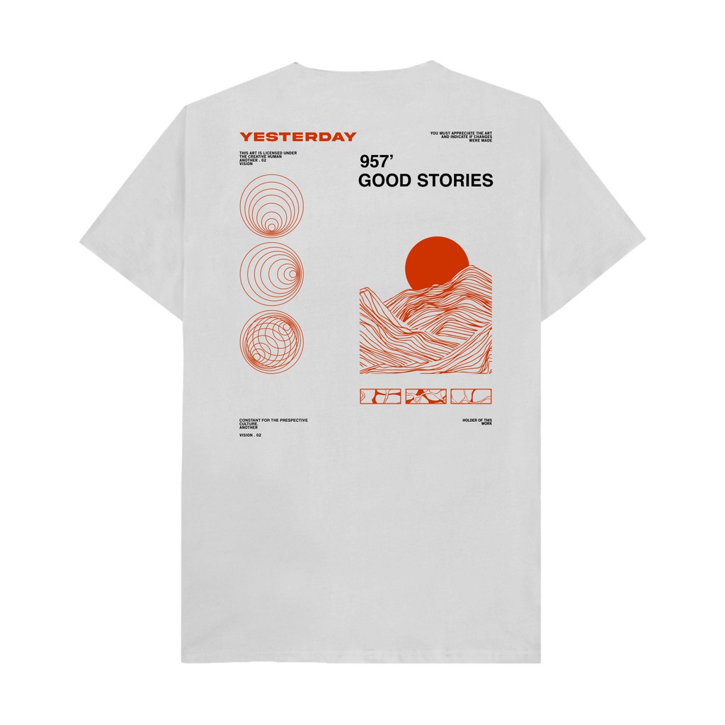 ✱Yesterday T-Shirt Indicated White