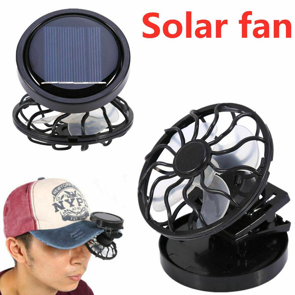Kipas Angin Mini Portable Model Clip On Dengan Panel Surya Untuk Camping Hiking Memancing Shopee Indonesia