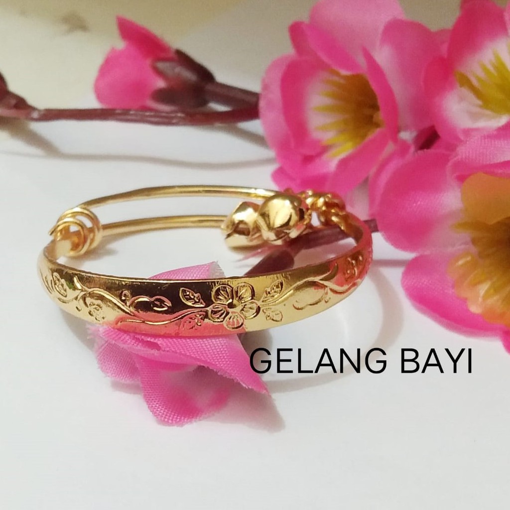 Kenten Acc - Gelang Tangan Perhiasan Wanita Warna Emas Xuping / Gelang Bayi B-3 / Gelang Kerincing