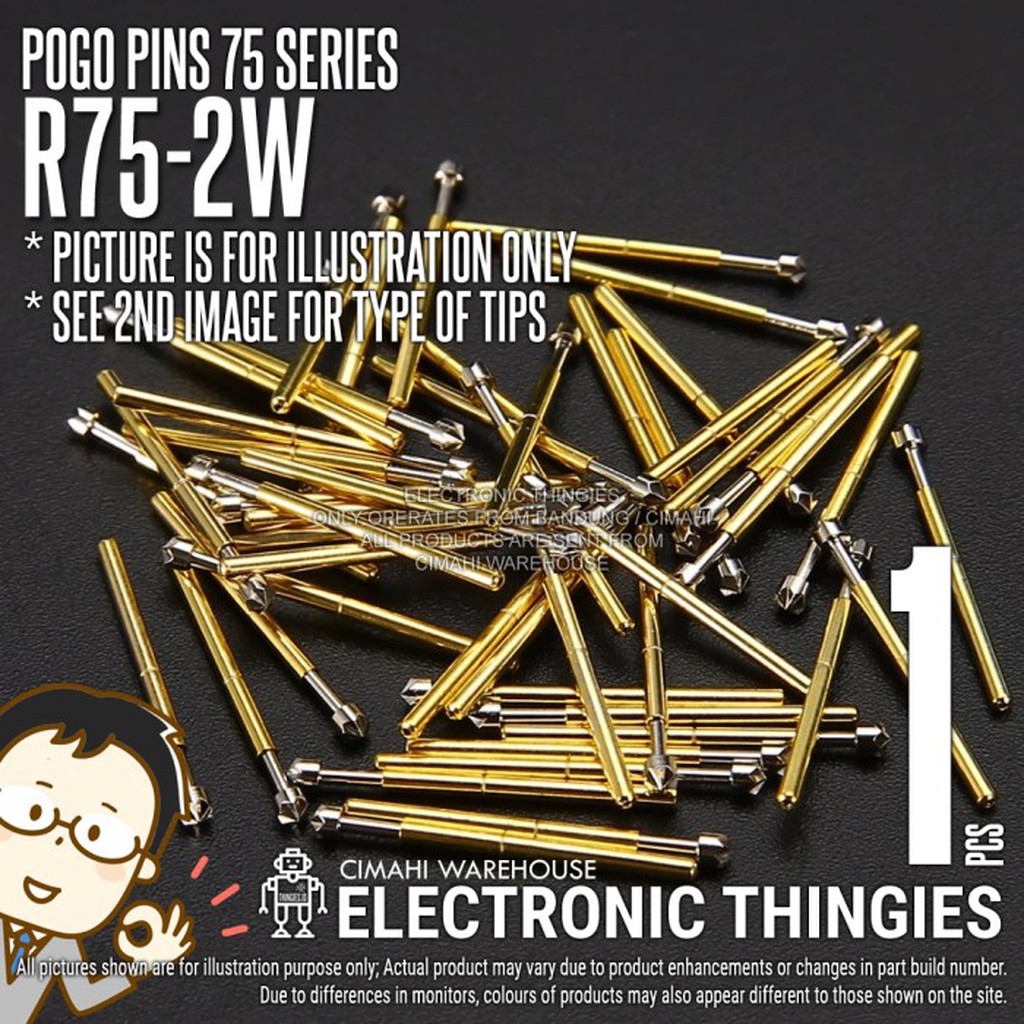 R75-2W POGO PIN TEST PROBE (RECEPTACLE)