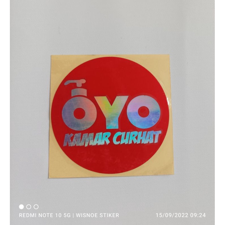 

Stiker Cutting Oyo Kamar Curhat Bulat