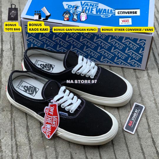 sepatu vans autentic vault black white premium quality Sneakers pria dan wanita