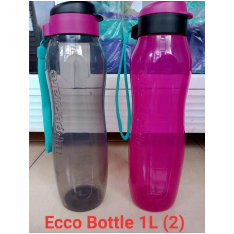 botol eco 1liter tupperware(2pcs)