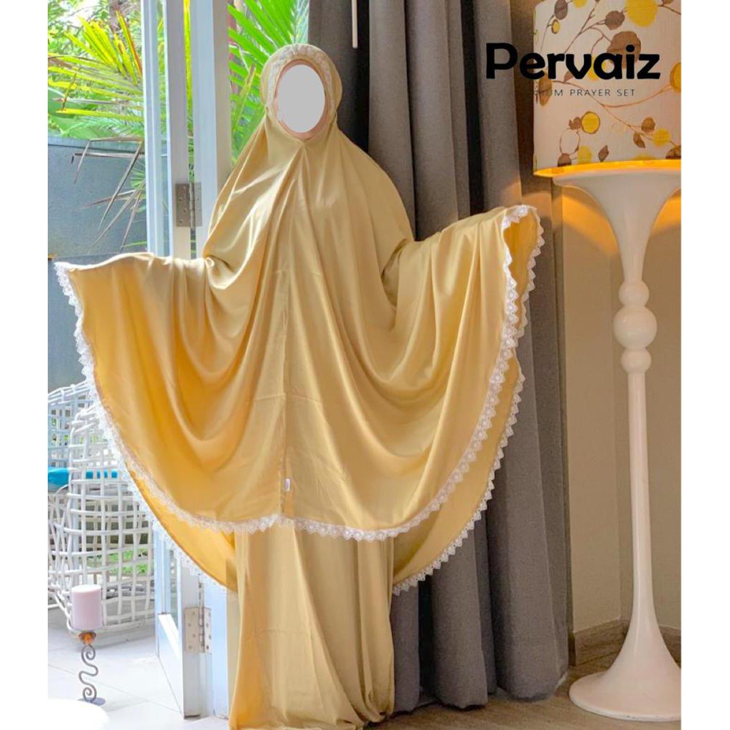 PERVAIZ MUKENA SILK PREMIUM || GOLD