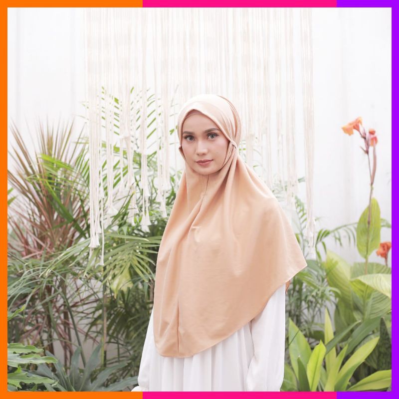 TERMURAHH!!! HIJAB DEWASA MUSLIMAH BERGO MARYAM TALI BEST SELLER BAHAN KAOS TC HALUS - BISA COD