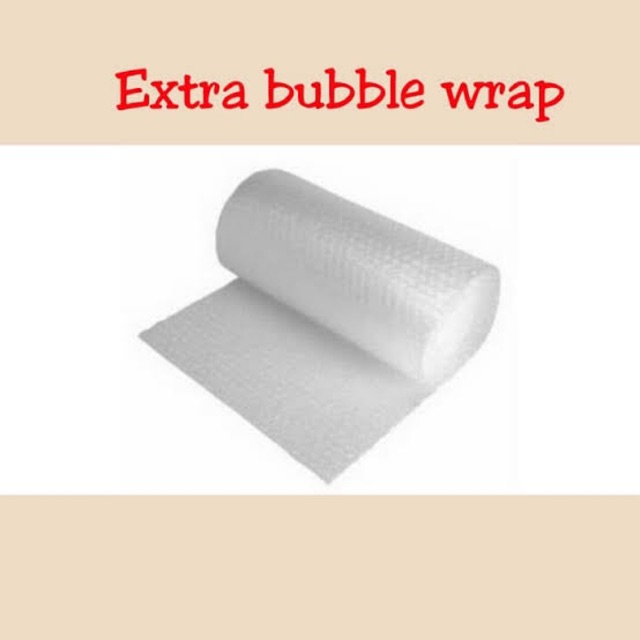 Extra bubble wrap 1.25 meter ! Paket aman sampai tujuan