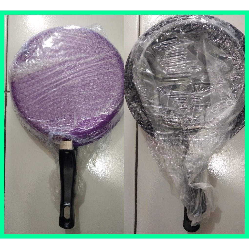 Teflon BMW Frypan Set 2 Pcs HITAM - Fry Pan Set Non Stick Teplon Wajan