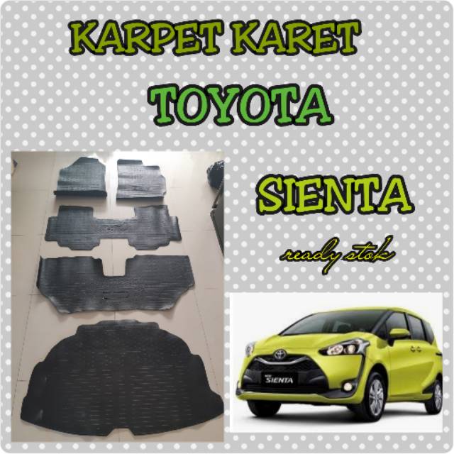 Karpet alas mobil toyota sienta / sienta  full set