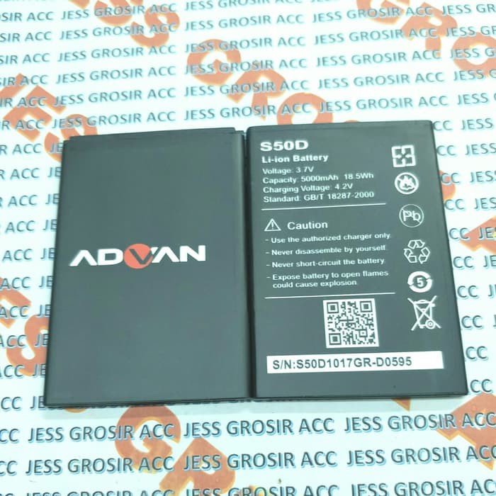 Baterai Original Double Power ADVAN Vandroid S50D , BP50AS , BP-50AS