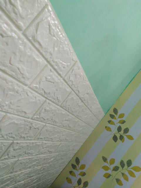 Brickfoam Bata Kayu 3d Brick Foam Wallpaper Sticker Dinding
