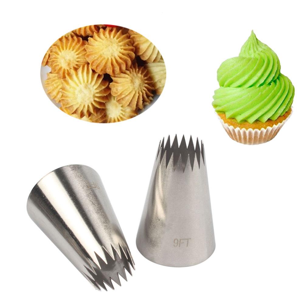 Pineapple Icing Piping Nozzle Rusian Pastry Tips Cupcake Aksesoris Dapur Alat Es Krim