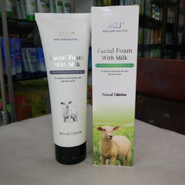 M2J facial foam wirh milk / SABUN CUCI WAJAH M2J