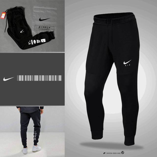 CELANA JOGGER NIKE AIR HYBRID JOGGER PANTS (BLACK) - JOGER NIKE GRADE ORI - CELANA OLAHRAGA DISKON