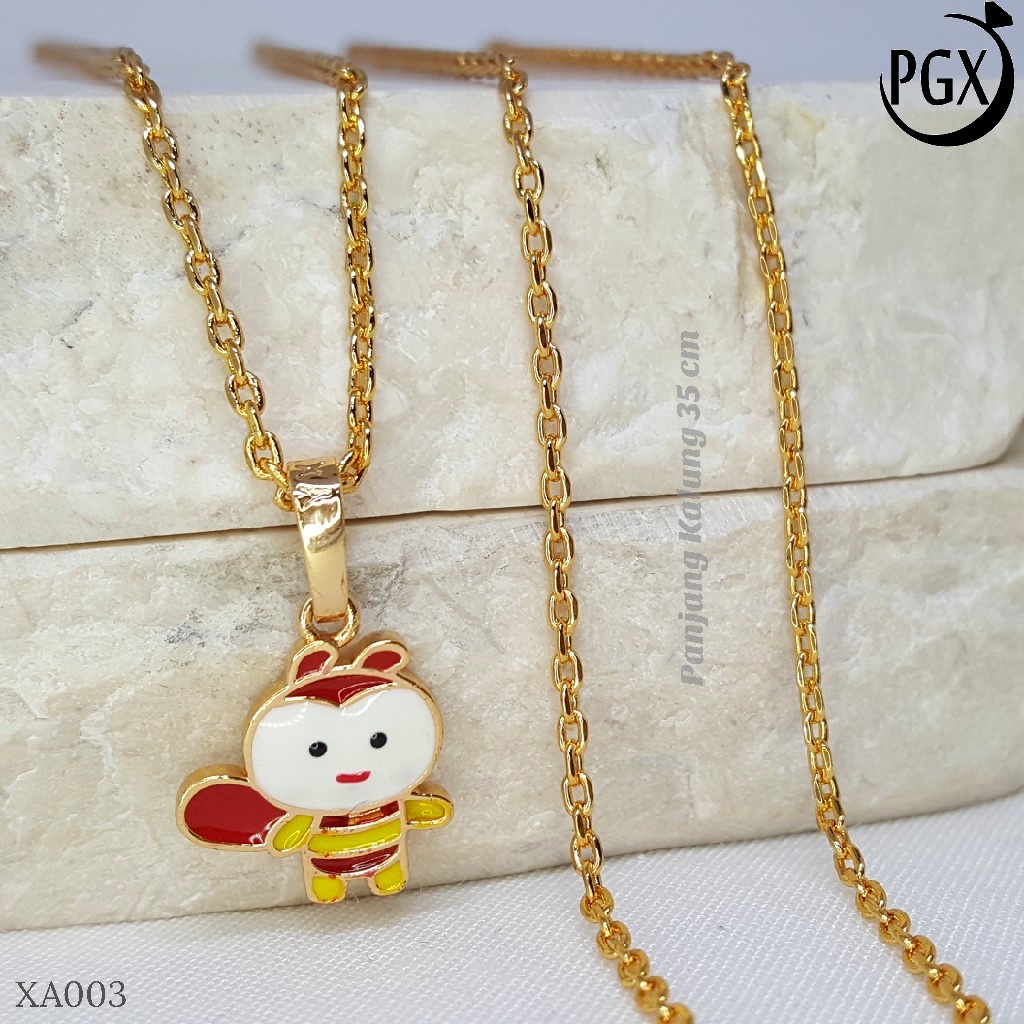 PGX Kalung Anak Perempuan Xuping Lapis Emas Aksesoris Fashion Perhiasan Premium - XA003