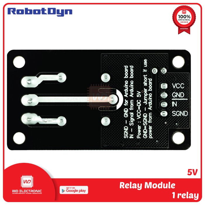 RobotDyn Relay 1 channel 5V relay module