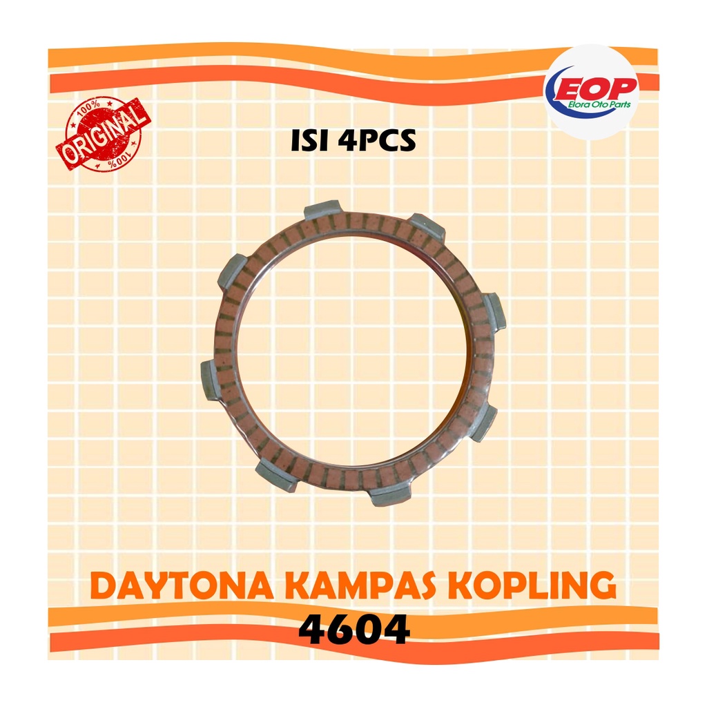 KAMPAS KOPLING ORIGINAL DAYTONA SUPRA X 125 NEW FI BLADE 125 NEW FI 4604