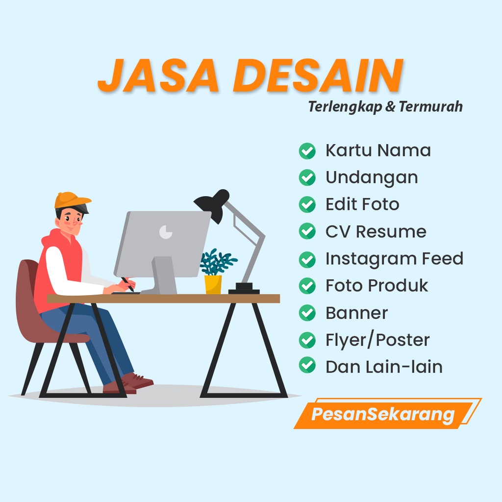 Jasa Desain Grafis | Poster | CV | Kartu Nama | Social Media | Banner | Brosur