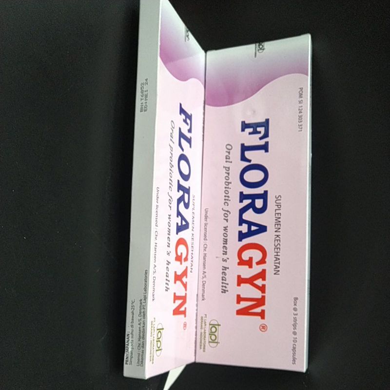 FLORAGYN Prebiotik Kewanitaan/ Box/ 3 Strip@ 10 Kapsul