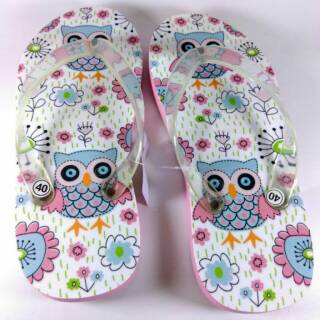 Sandal owl sendal owl jepit anak dewasa karakter owl lucu Sandal owl sendal owl jepit anak dewasa karakter owl lucu