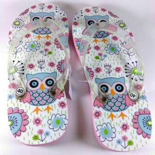  Sandal  owl sendal owl jepit anak dewasa  karakter  owl lucu 