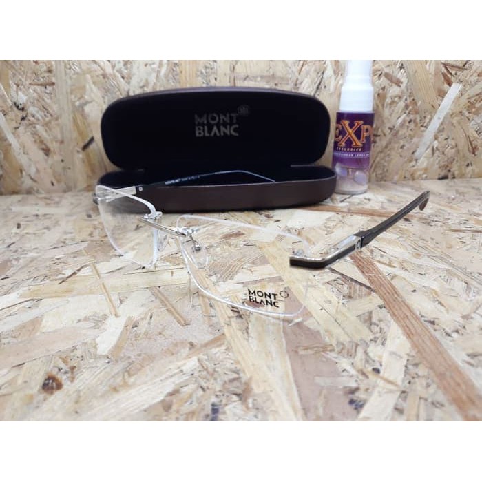 Silakan_Order FRAME KACAMATA FRAMELES MONTBLANC BACA MINUS PLUS GAYA PRIA WANITA