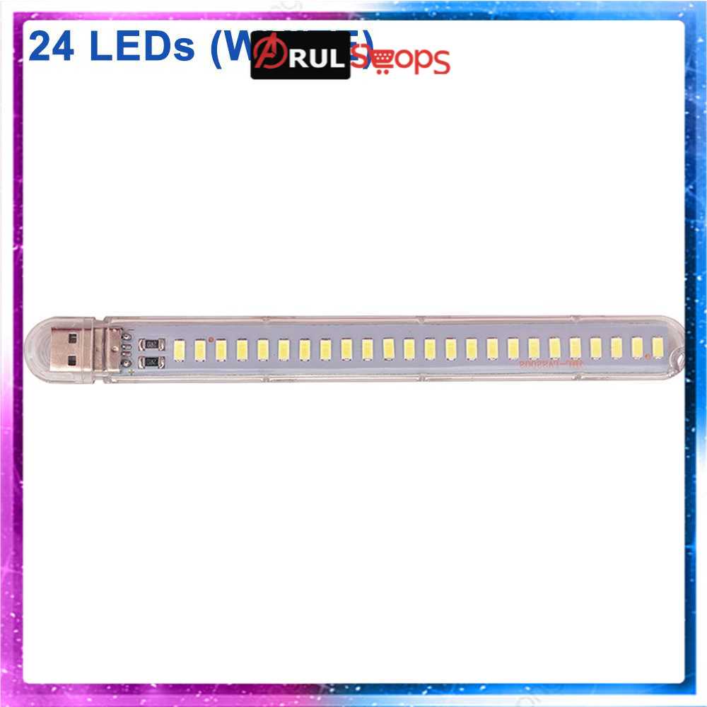 ZHMZH Lampu Belajar LED Strip Portable USB 24 LED 12W - SMD573