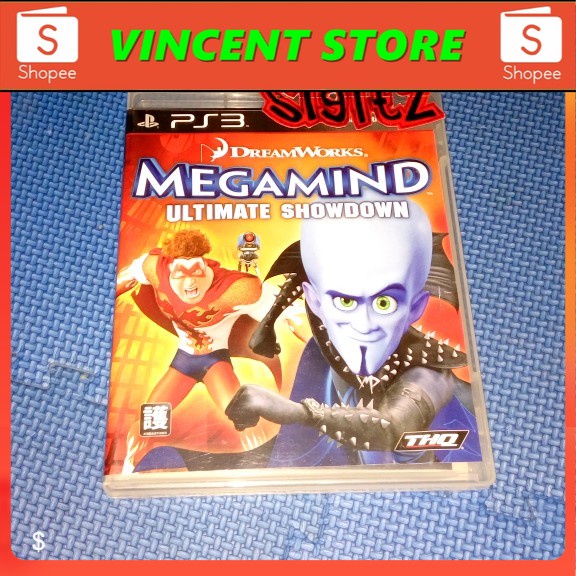 PRODUK ORIGINAL bd PS3 kaset game MEGAMIND ULTIMATE SHOWDOWN