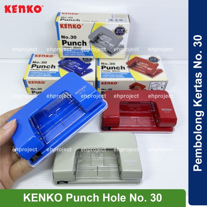 

Pembolong kertas KENKO No 30 ORI Punch Hole Kenko Punch Holder