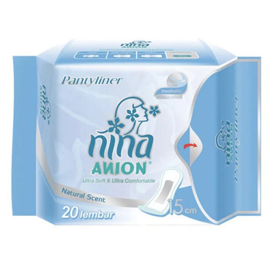 Bagus Nina Anion Pantyliner Natural Scent Pembalut Wanita 15 cm 20's