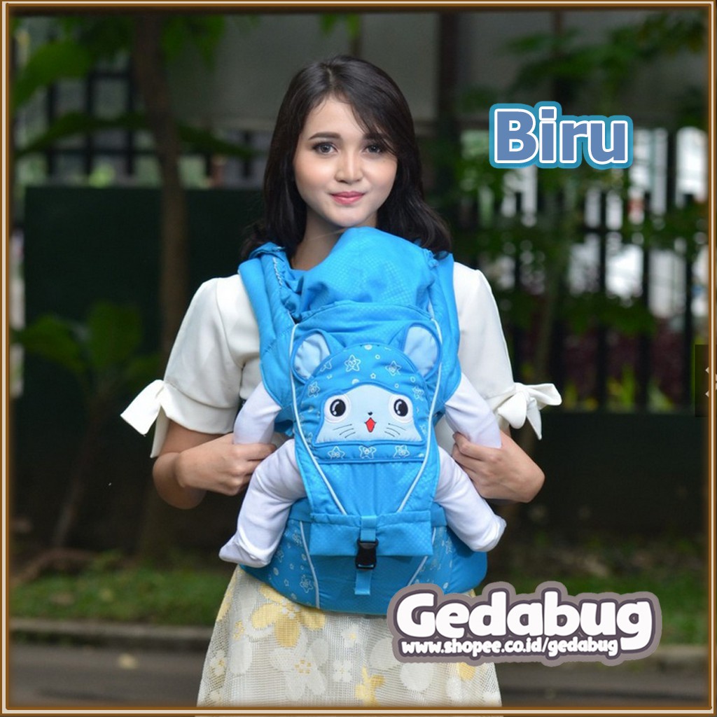 GENDONGAN HIPSEAT BABY JOY | Gendongan bayi depan + Duduk bayi / BJG 3019 - Gedabug