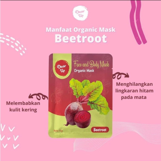 Dear Up Organik Masker 20gr BPOM