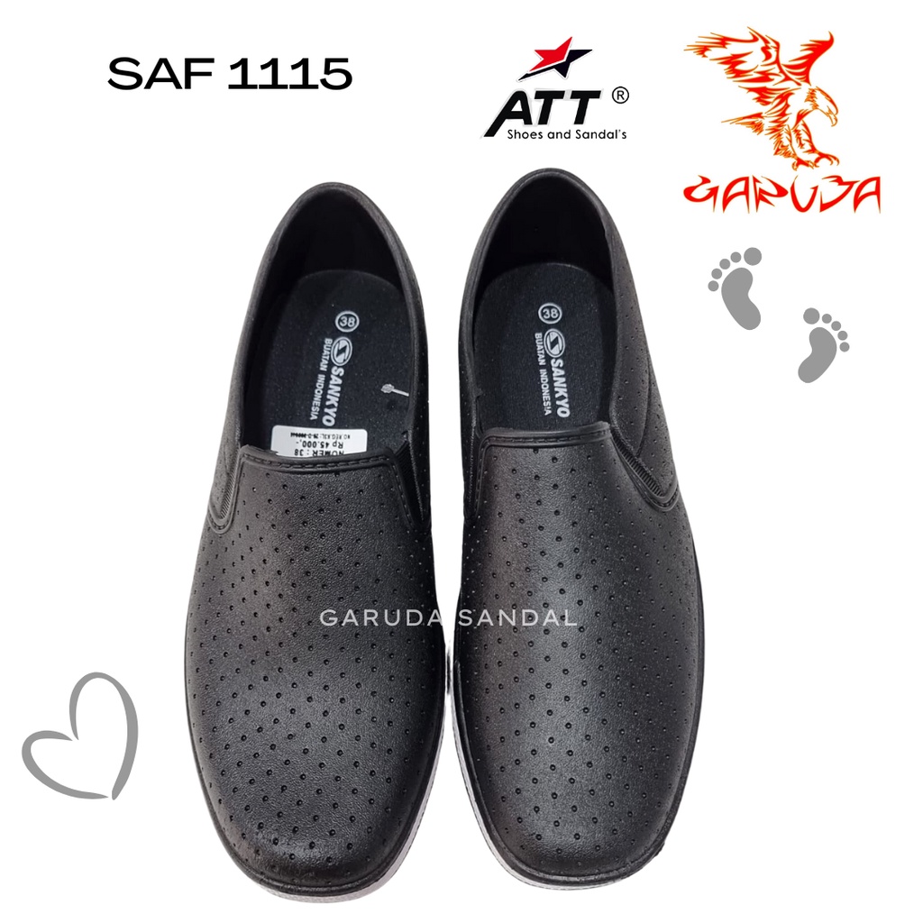 Sepatu Slip On Anak SANKYO SAF 1115 by ATT Karet Pantofel 28-33