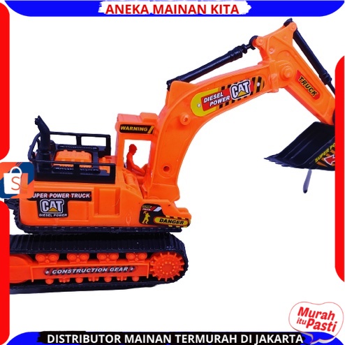 Mainan Truck Excavator Kontruksi - Mainan Anak Beko alat Berat Edukasi