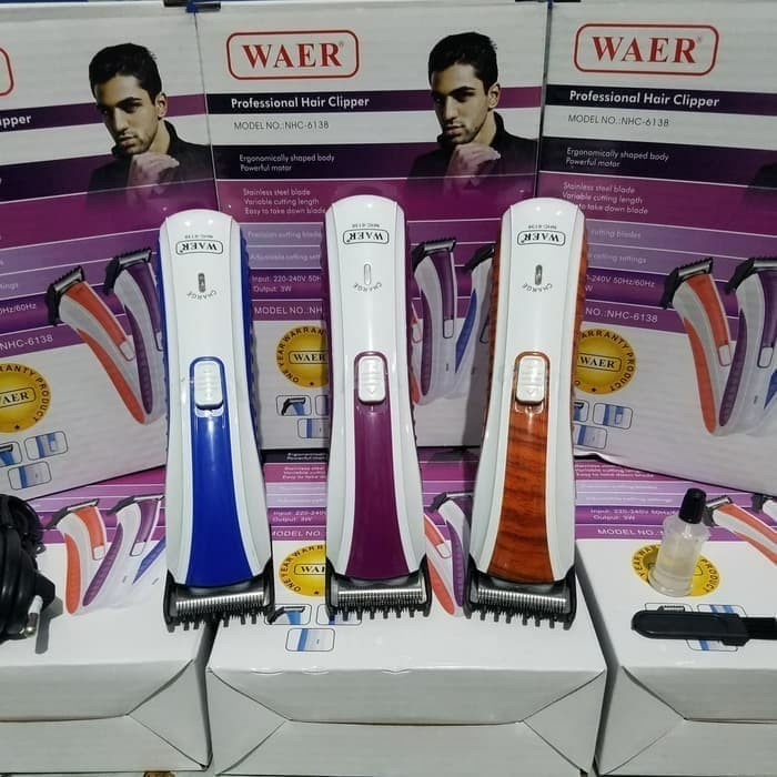 ALAT CUKUR RAMBUT JENGGOT KUMIS NOVA NHC 6138 CHARGER PORTABLE NHC6138