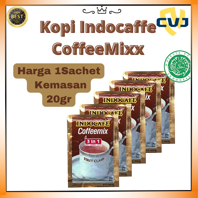 

Kopi Indocaffe Coffeemix Minuman Kopi Instan 1Sachet 20gr 3in 1 CVJ