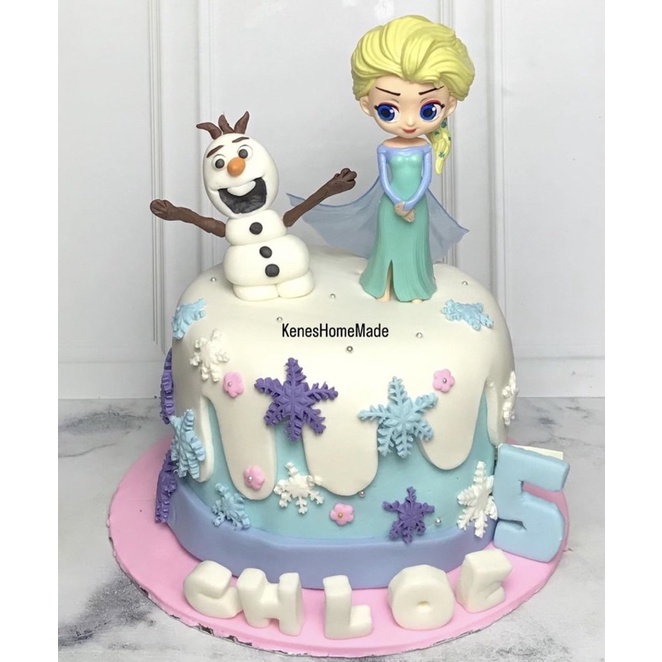 Kue Ulang Tahun Frozen / Cake Ultah Frozen