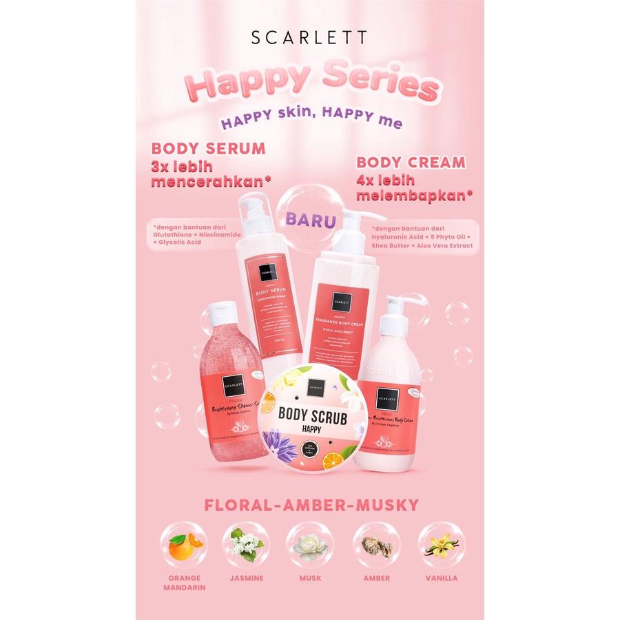 Scarlett Whitening Happy Series NEW