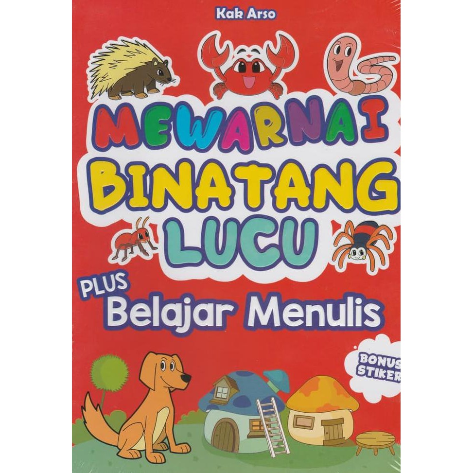 X29029 Mewarnai Binatang Lucu Plus Belajar Menulis Shopee X29029 Mewarnai Binatang Lucu Plus Belajar Menulis Shopee
