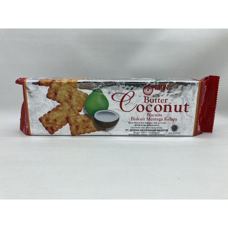 Nissin BUTTER COCONUT 200g BISKUIT