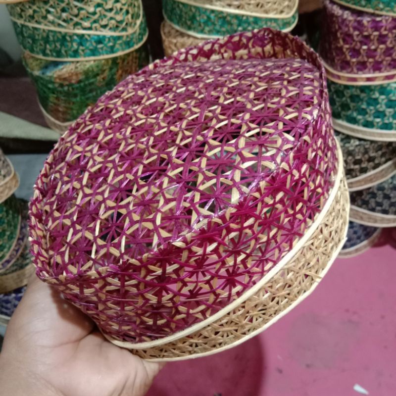 Songkok bambu asli /peci bambu murah