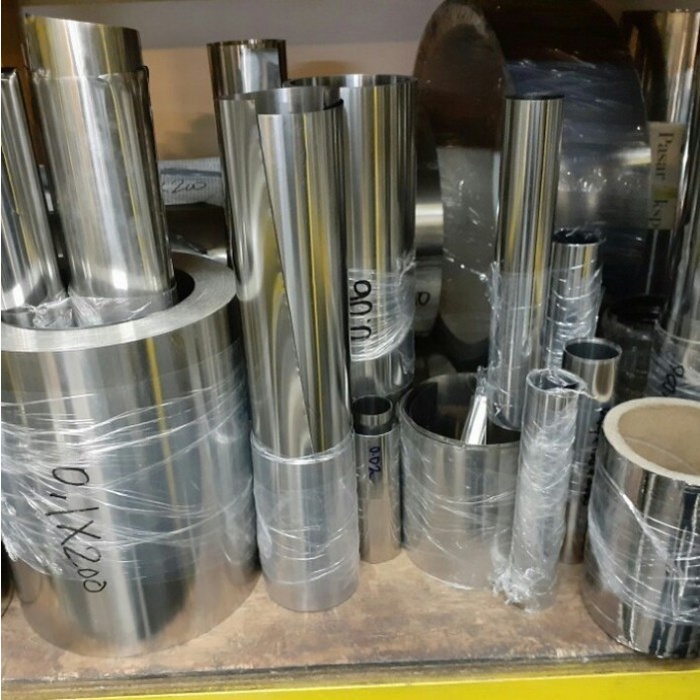 Plat Shim stainless 304 0.4mm x 400mm x 1000mm stainless