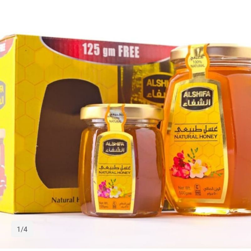 

madu al shifa 500 gram free 250 gram