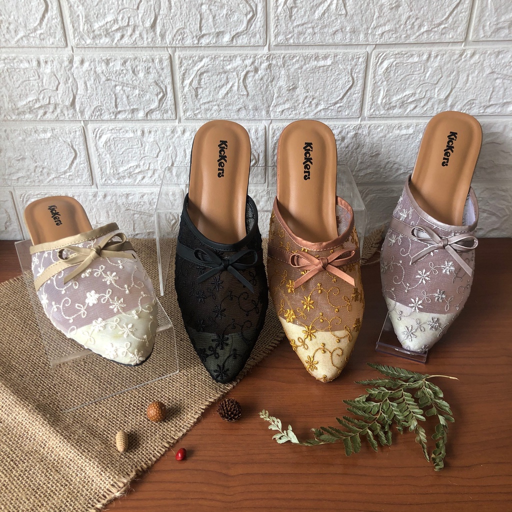 New Serries Slip on Kulit Sintetis Tasbiya Mules