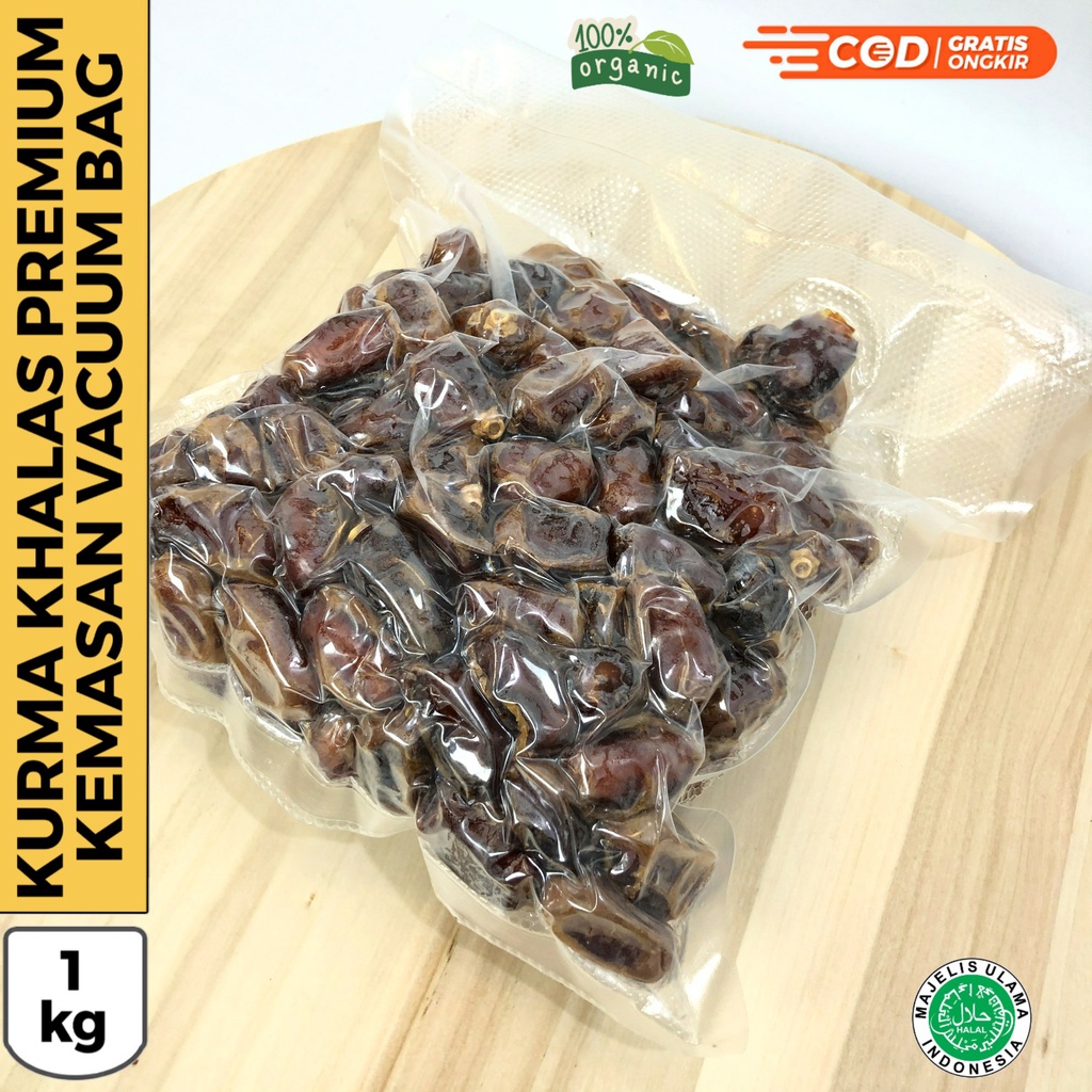 

KURMA KHALAS PREMIUM KEMASAN PLASTIK VACUM 1kg / KURMA KHALAS PREMIUM ALBANI / KURMA KHALAS DATE CROWN / KURMA KHOLAS / KURMA KHALAS / KURMA KHALAS THERMO / OLEH - OLEH HAJI DAN UMROH MURAH DAN BERKUALITAS