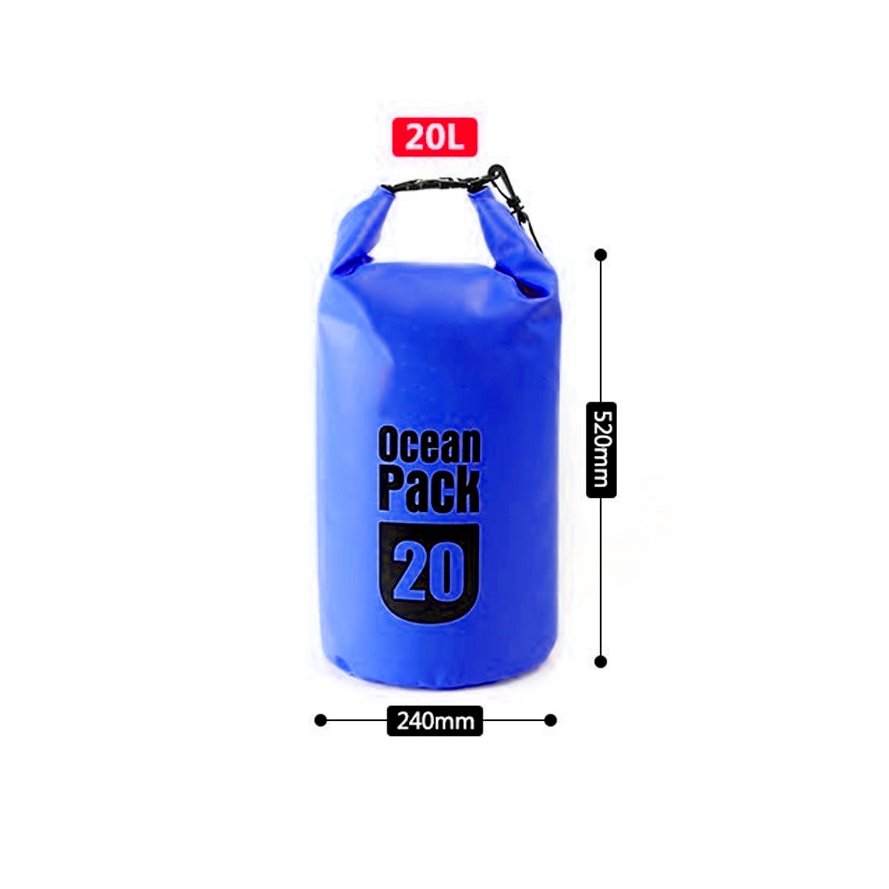 Ocean Pack Drybag 20 Liter Waterproof Travel Tas Olahraga Kedap Air Ocean 20L