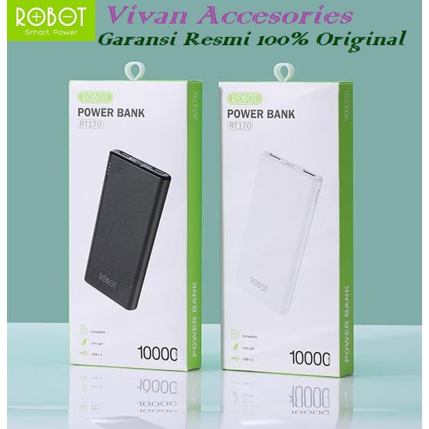 powerbank robot rt170 10000mah Anti-Slip Power Bank